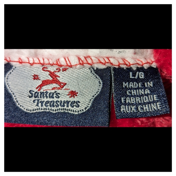 Santa Baby red robe size large - Picture 5 of 6